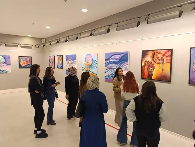 Güzel Sanatlar Fakültesi Öğrencilerinden SANKO Sanat Galerisine ziyaret